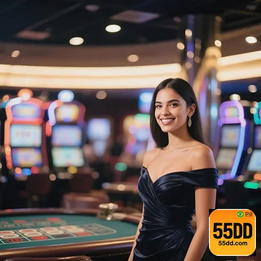Imagem relacionada ao casino 55dd, destacando a variedade de jogos e ambiente seguro do site 55dd.
